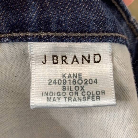 J Brand Dark Blue Linen Jean - Picture 8 of 8